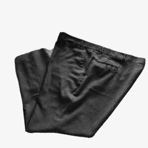 LeTigre Mens Heather Grey Flat Front Dress Pants 48x30